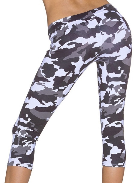 Militær capri leggings